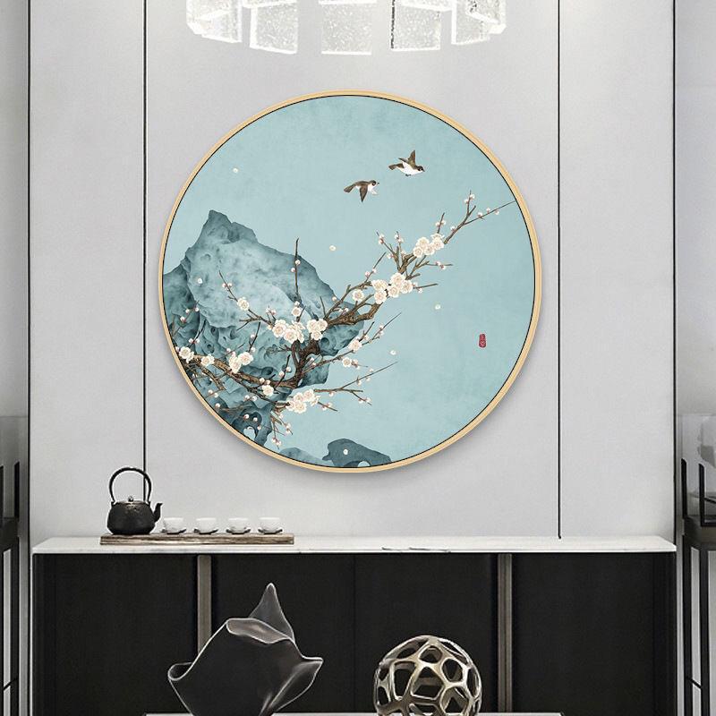 Oil Painting Outer Frame Aluminum Alloy round Cross Stitch Diamond Painting round Frame Decorative Painting Photo Frame Mirror Glass Frame Backboard