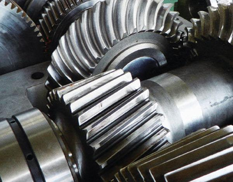 二手颗粒机减速机颗粒机输入轴齿轮轴恒丰泰减速机齿轮