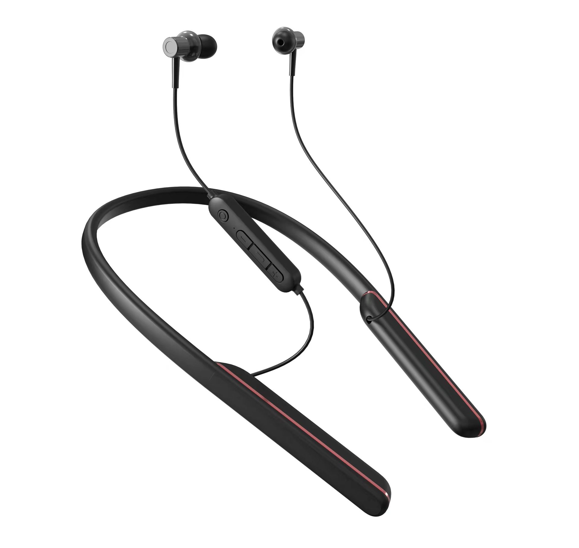 新款私模bt08挂脖式运动蓝牙耳机 超长续航直播热卖防水跑步耳塞