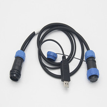 定制威浦SP21-12芯防水插头公对母连接电缆SP系列连接线