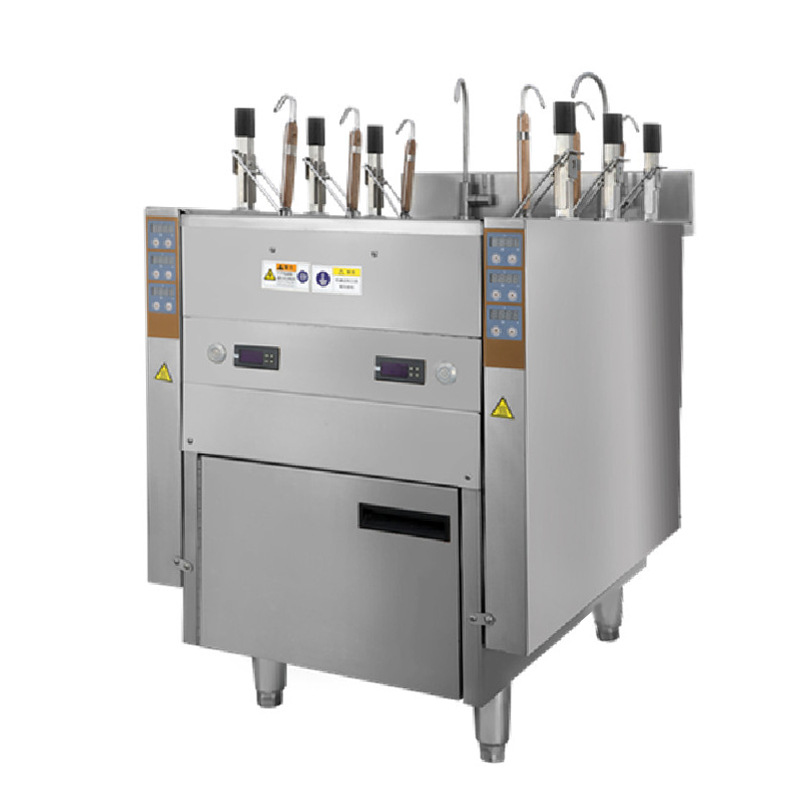 商用自动升降煮面炉智能定时煮面烫粉机麻辣烫面馆煮面机加热设备