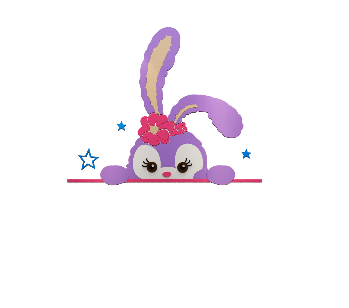 星黛露儿童房间布置公主女孩宝宝床头背景卧室墙面贴纸装饰用品