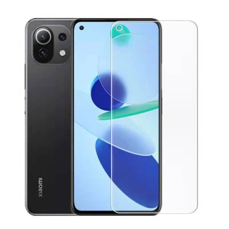 适用小米11青春版钢化膜全屏覆盖mi11lite高清防指纹蓝光手机贴膜