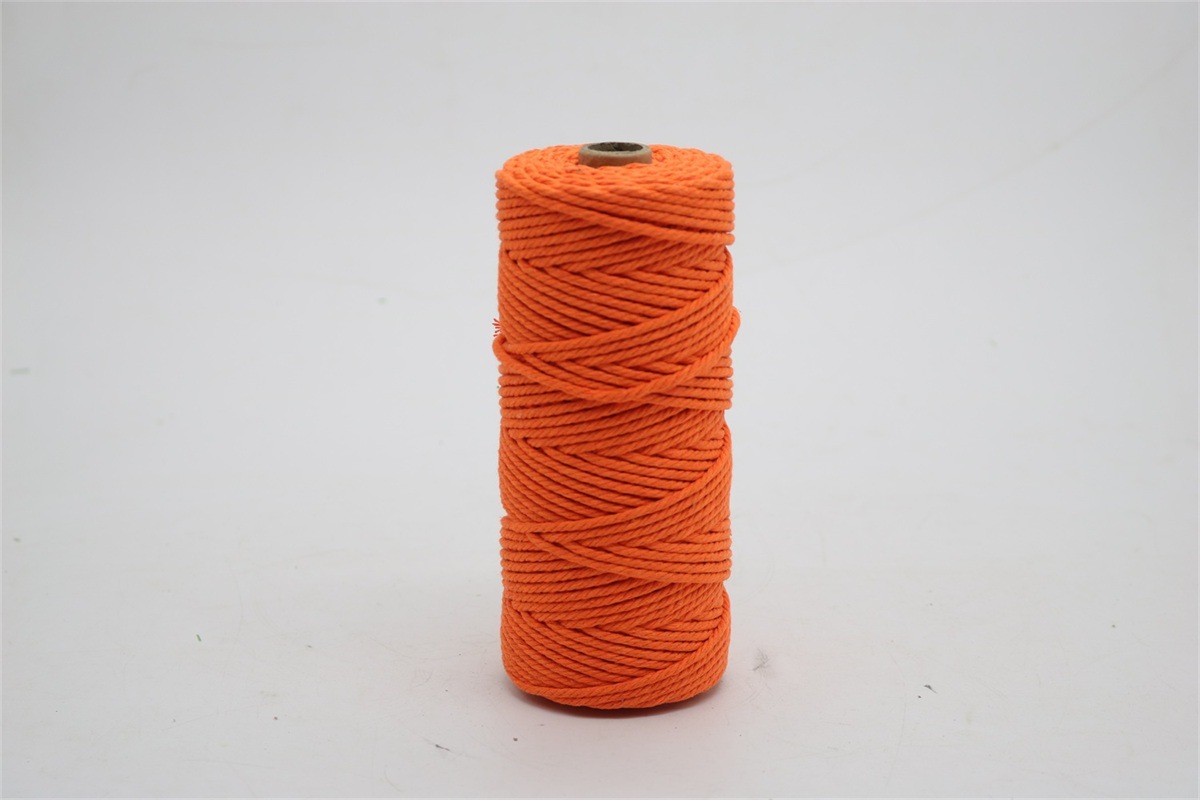 3mm Color Cotton Cord DIY Handmade Tapestry Braided Rope Binding Strapping Decorative Rope Drawstring Hanging