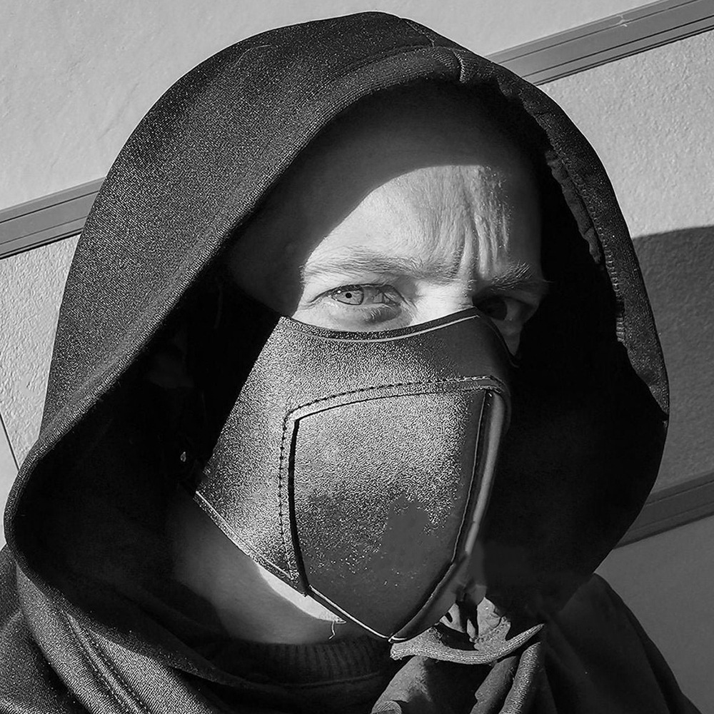 皮革口罩欧美朋克骑行夏季防晒面罩机车面具跨境网红运动口罩批发