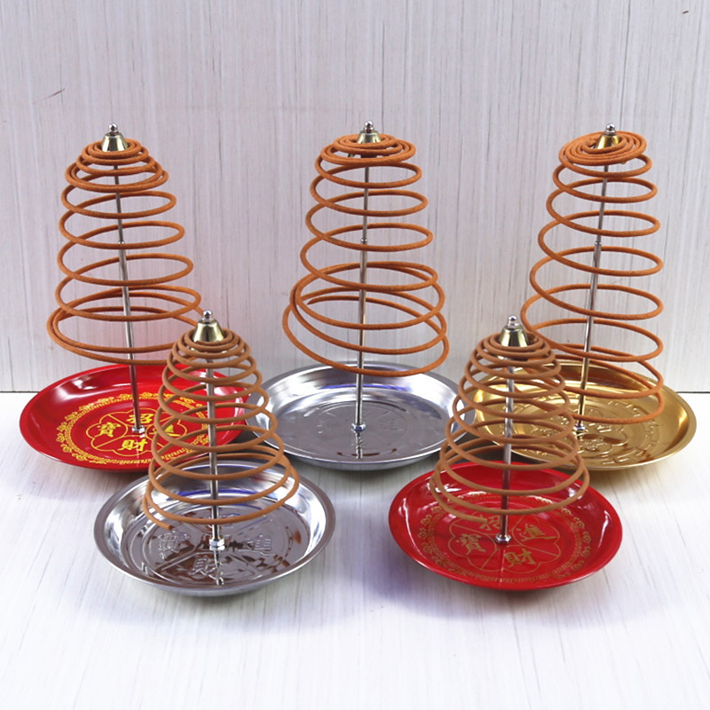包邮盘香支架不锈钢支架24小时盘香支架檀香香托可伸缩支架