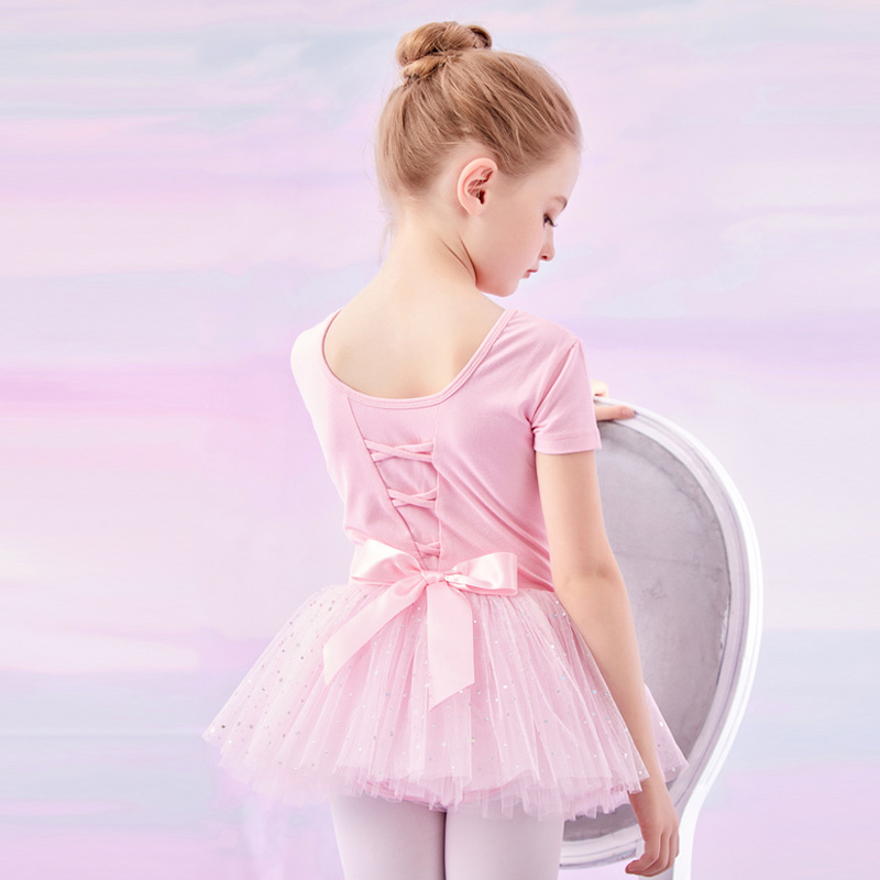 中国舞跳舞服装舞蹈服儿童女夏季短袖练功服女孩衣服