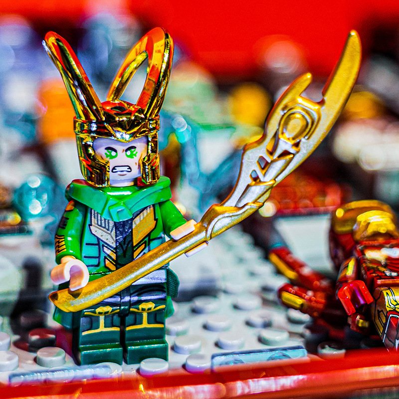 乐高moc洛基loki雷神4托尔复仇者联盟漫威电影积木玩具第三方人仔