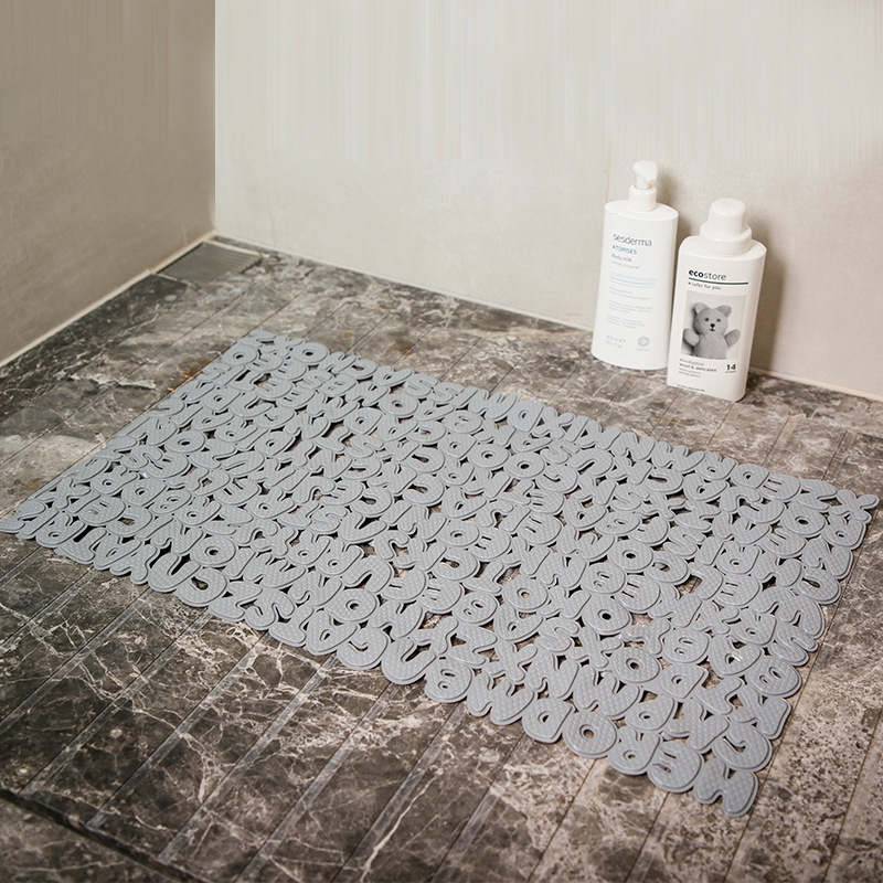 Cross-Border PVC Hollow Shower Room Bathroom Non-Slip Mat Bathroom Bath Foot Mat Toilet Home Shower Mat