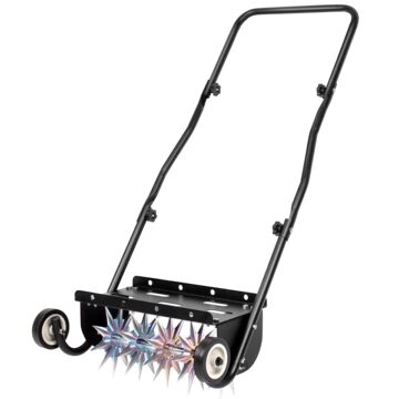 草地打眼机小型种植草坪打孔机松土车spike aerator