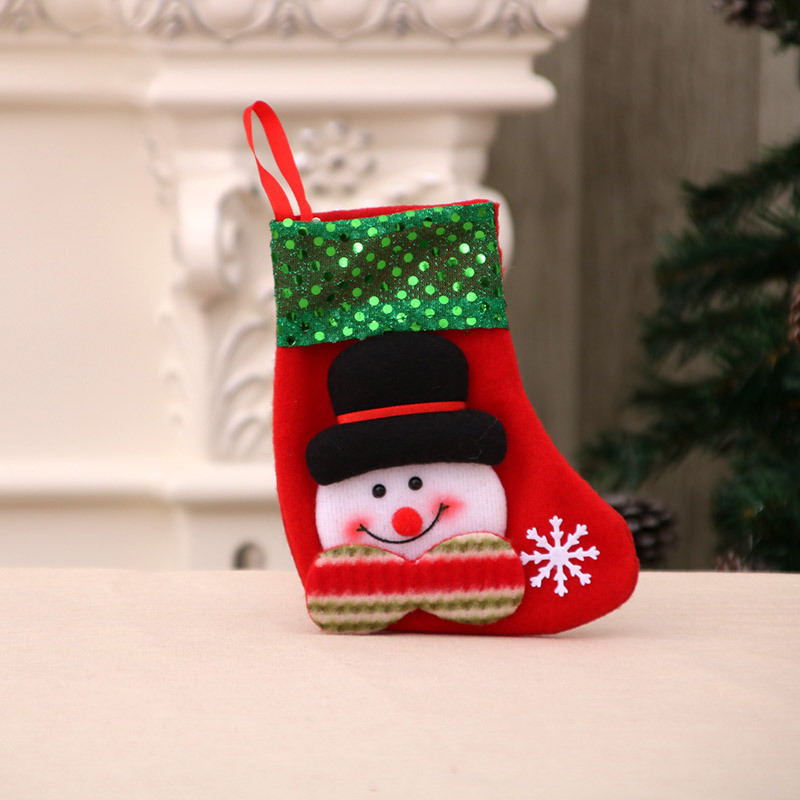 Christmas Decoration Supplies Santa Claus Little Socks Christmas Tree Pendant Christmas Stockings Gift Bag Christmas Bag