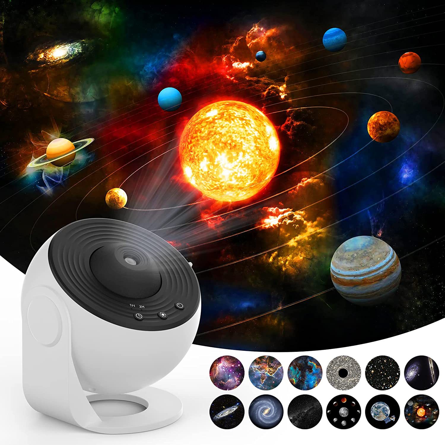 Cross-Border New Arrival Earth Instrument Galaxy Projection Lamp HD Starry Bedroom Star Light Ambience Light Small Night Lamp