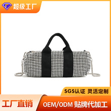 跨级批发水钻包女款时尚高级感镶钻链条枕头型斜挎包时尚百搭