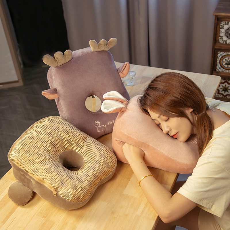 午睡枕办公室午睡神器小学生午休专用趴枕桌上趴睡枕女生睡觉抱枕