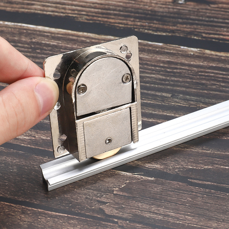 老式衣柜门滑轮趟门轮子推拉移门轴承滚轮橱柜门吊轮滑轨道配件