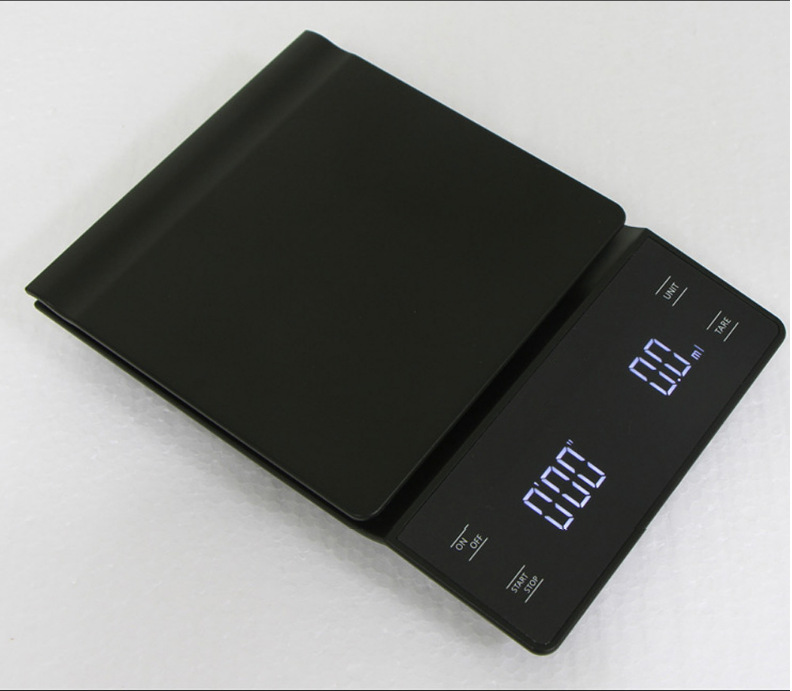 手冲咖啡触摸屏电子秤家用厨房秤咖啡称3kg计时功能