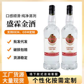 工厂酒水批发拿货40度盛霖金酒KTV酒吧鸡尾酒调酒基酒杜子松洋酒