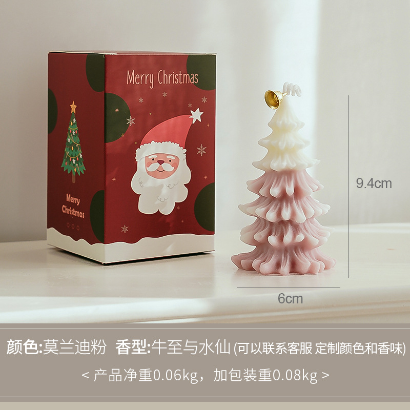 Christmas Tree Aromatherapy Candle Wholesale Gift Set Christmas Gift DIY Atmosphere Decoration Modeling Christmas Candle