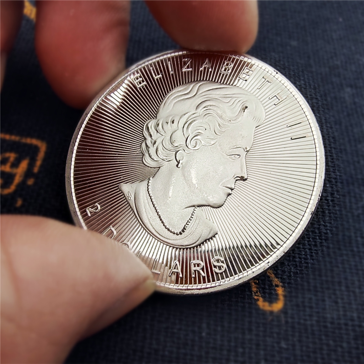 狼币外贸硬币加拿大动物纪念币 wolf coin浮雕动物硬币