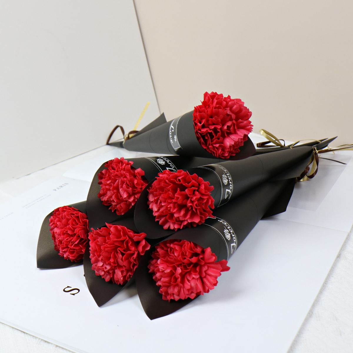 仿真度高 花朵逼真香皂花 单支康乃馨系列支持定制  可开发票源头工厂