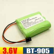 BT-905 AA3.6V800mAh镍镉灯玩具无绳电话机子母机充电电池
