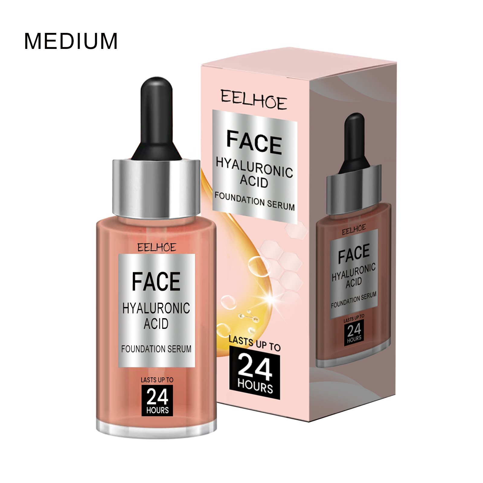 Eelhoe Foundation Essence Desalting Pimple Fine Lines Black Spot Skin Rejuvenation Even Skin Color Concealer