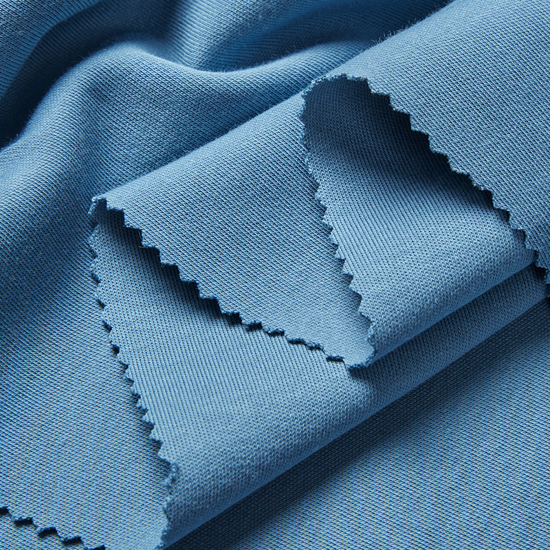 t恤纯棉布料 250g精梳棉全棉新疆棉双面布 针织棉毛布 连衣裙面料