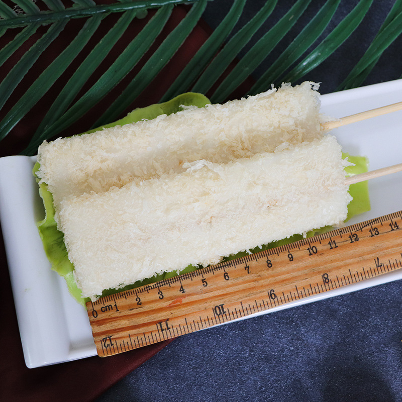 欣博银丝脆皮年糕韩式糯米年糕排商用外卖冷冻油炸半成品食材15串