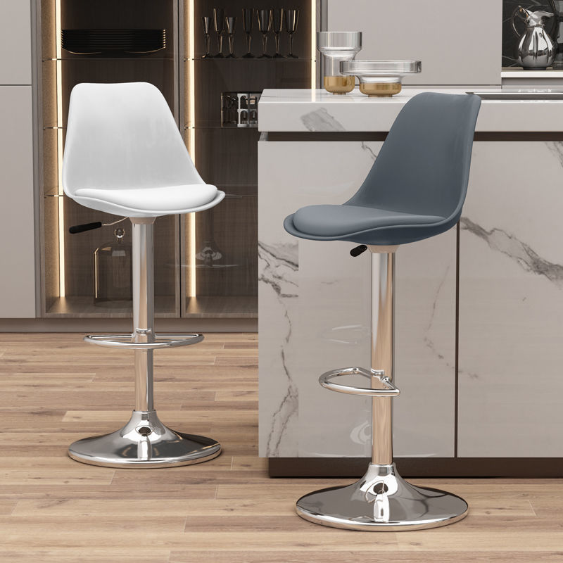 Bar Stool Modern Minimalist Bar Chair Cashier Front Desk Lifting Backrest Chair Home High Stool Bar Counter a High Stool