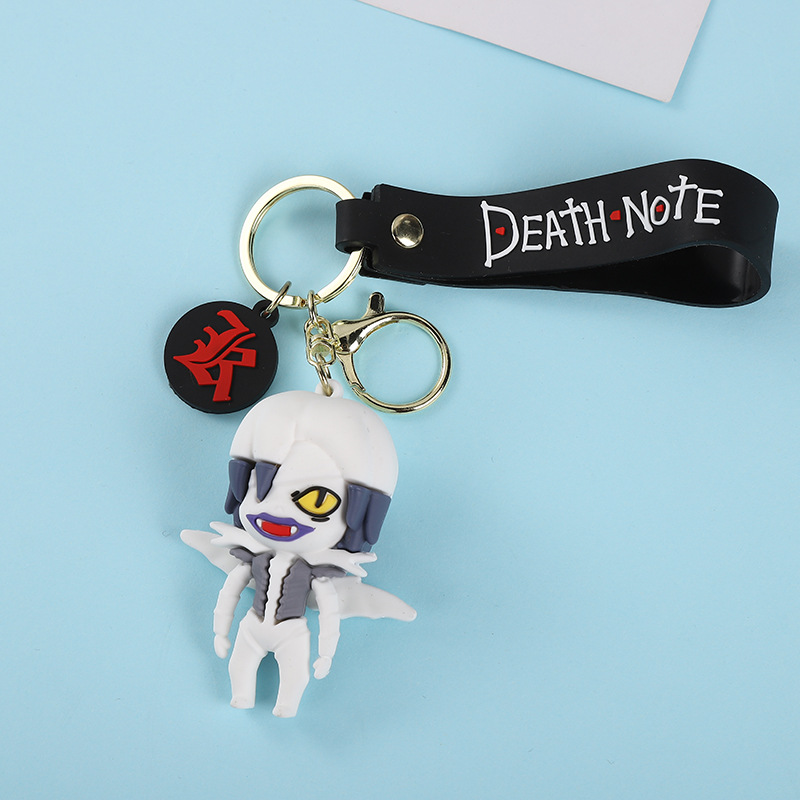 Creative Anime Death Note Cartoon Doll Keychain Creative Bag Pendant Personalized Car Accessories Wholesale