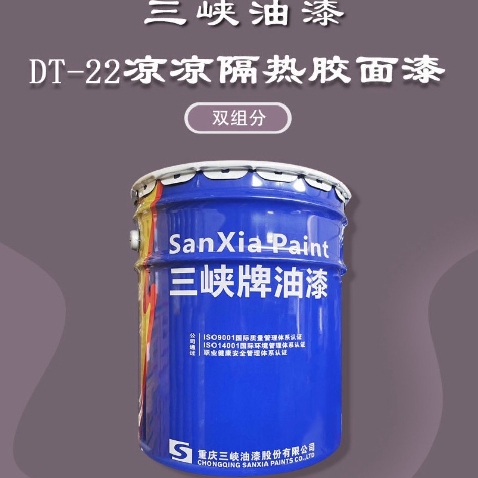 重庆DT-22凉凉隔热胶防腐蚀性保温性耐候性油漆批发