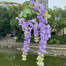 阿勃勒催挂花仿真花现货 绢布花婚庆家居落地客厅卧室摆招代理