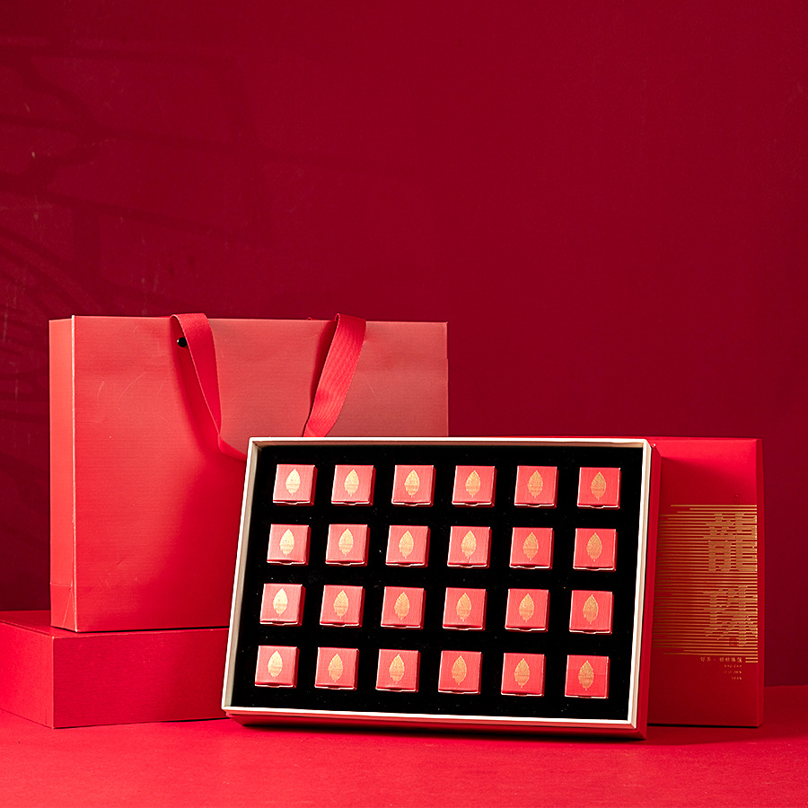 普洱茶龙珠24颗粒装通用包装盒白茶红茶小团茶迷你沱茶通用礼品盒