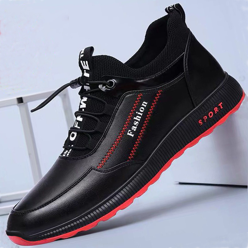 2022 New Men's Shoes Spring Breathable Soft Bottom Shoes Men's All-Match Fashion Lightweight Trendy Casual Sports Mesh Shoes