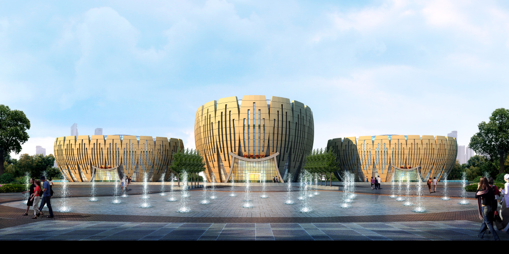 工程案例之河南南阳三馆一院一中心