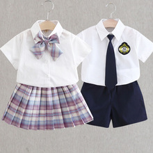 开学季儿童宝宝幼儿园入园照衣服入学服装男女童拍照衣服校服