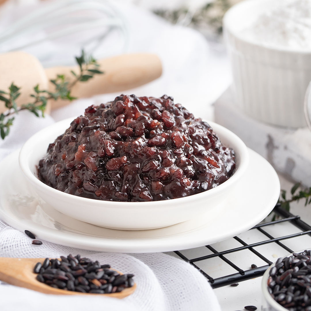 整箱批发商用即食紫米馅五谷杂粮馅血糯米面包夹心馅料烘焙紫米酱