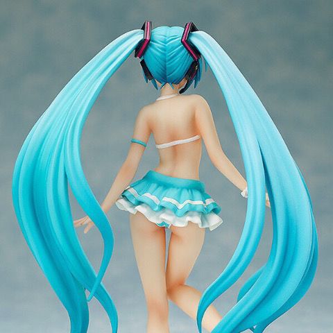 优质版礼品手办模型摆件水着泳装初音礼物巡音初音未来手办盒装