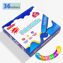 36色浴室蜡笔90秒干燥水溶性蜡笔 EN71检测 厂家源头批发销售