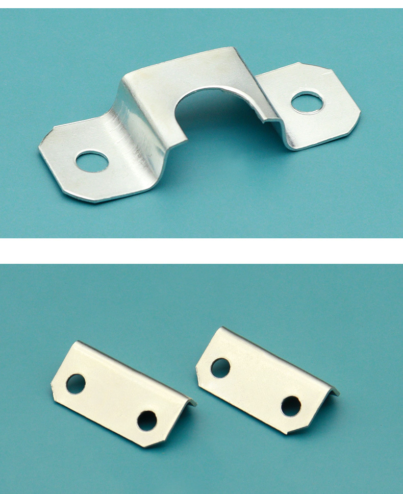 铭固 抽屉锁扣锁舌7字形挡片 办公家具三联抽屉锁配件固定锁扣