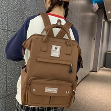 初高中生大学生书包女校园百搭少女可爱双肩包大容量手提旅行背包