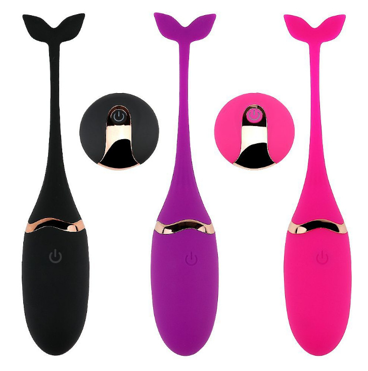 Usb Charging Wireless Remote Control Vibrator Fishtail Tadpole Wireless Remote Control Vibrator Sex Toys One-Piece Delivery