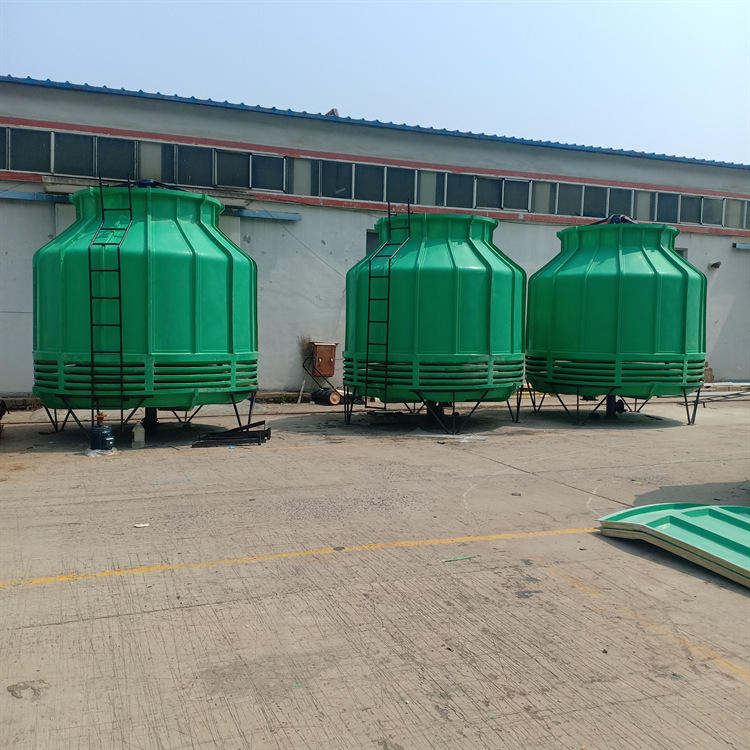 玻璃钢圆形冷却塔 逆流式冷却水塔 低噪音工业小型凉水塔厂家供应