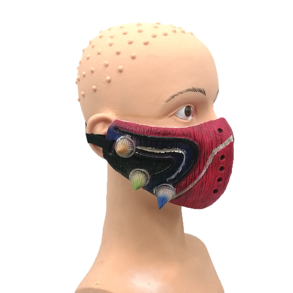 亚马逊热销款梅祖拉面具 塞尔达传说游戏周边乳胶口罩半脸面具