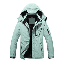 新款户外男款冲锋衣棉衣加厚冬季男式外套加绒保暖滑雪服跨境专供