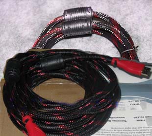 批发高清数字电视hdmi线 信号线 电脑线 hdmi线 蛇皮网状5m-阿里巴巴