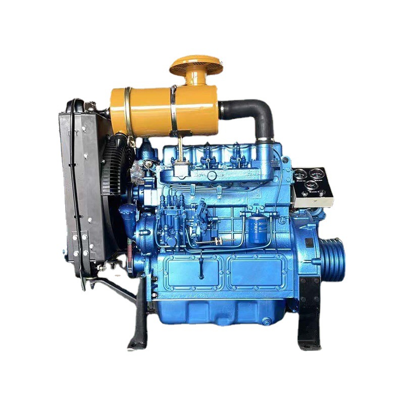 潍坊4102动力输出配风机制氧机柴油机 四缸60 70马力皮带轮发动机