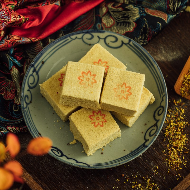 吉祥点心铺老式绿豆糕中秋天津北京特色传统特产老味手工中式糕点