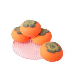tpr仿真软柿子揉捏捏乐慢回弹拉伸整蛊发泄水果减压面粉团子玩具
