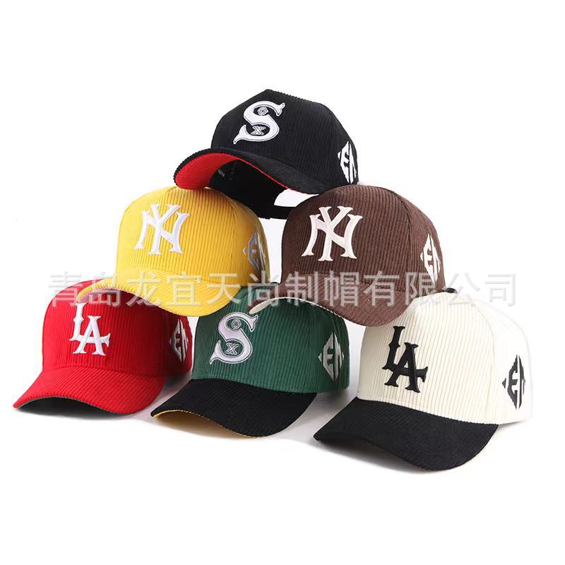 Baseball Cap Customization Cotton Korean Style Men and Women Embroidered Hat Printing Logo Customization Children's Peaked Cap Customization